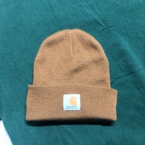 Tan/ Brown carhartt Beanie
